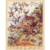 Tin Sign 1139 Remington Game Load Game Rich Vibrant Colors and Heavy Embossing Tin Sign