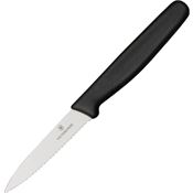 Forschner 53033SX1 3 1/2 Inch stainless Spear Point Blade Paring Knife with Black Nylon Handle