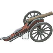 China Made 210491 Confederate Cannon Replica with Wood and metal construction