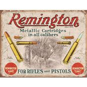 Tin Sign 1788 Remington For Rifles Rich Vibrant Colors and Heavy Embossing Tin Sign
