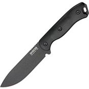 Becker 16 Short Drop Point with Standard Edge 1095 Carbon Steel Drop Point & Zytel Handles Fixed Blade Knife