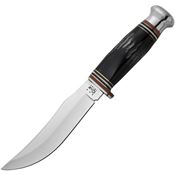 Case 17915 Hunter Fixed Swept Skinner Blade Knife with Black Buffalo Horn Handle