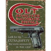 Tin Sign 1592 Tin Sign Colt Extra Safety