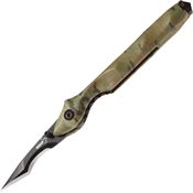 Boker Plus 01BO047CAMO Urban Survival Folding Pocket Knife Scalpel-Type with Aluminum Handle