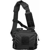 5.11 Tactical 56180 2 Self Healing Zippers Banger Bag Black with Nylon Construction