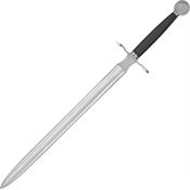 Paul Chen 2365 Hand & A Half Spring Steel Blade Sword with Black Leather Wrapped Handle