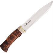 Karesuando 3619 Large Hunter Brown Fixed Blade Knife