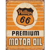 Tin Signs 1996 Phillips 66 Premium Oil Logo Artwork