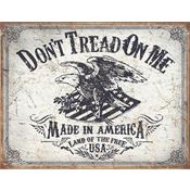 Tin Signs 2008 DTOM Land of the Free with Heavy Embossing