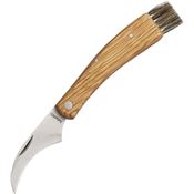 Baladéo O029 Mushroom Folding Pocket Knife with Brown Hardwood Handle