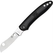 Spyderco 189PBK Roadie Folding Pocket Knife with Black Reinforced Nylon Handle