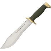 Aitor 16011 Montero Fixed Clip Point Blade Knife with OD Green Polyamide Handle