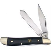 Hen & Rooster 402CBH Peanut Folding Pocket Knife with Buffalo Horn Handle