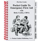 Books 6 Emergency First Aid Book with 28 Plastic Laminated Pages