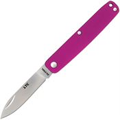 Fallkniven LTCPU Legal To Carry Folder Purple Framelock Pocket Knife