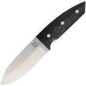 MacGray & Company 02 Mako Black Handle Fixed Blade Knife