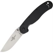 Ontario 8867 Rat 1 Linerlock Fixed Blade Knife Black