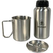 Pathfinder H006 32 Oz Bottle and Nesting Cup Set with Stainless Steel Construction