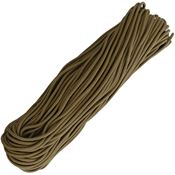 Marbles 1170H 100 Feet Paracord Coyote with 550 Paracord Construction