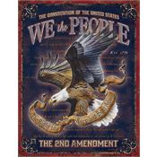 Tin Signs 1992 16 x 12 1/2 Inch We The People