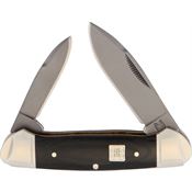 Rough Rider 1571 Canoe Folding Pocket Knife with Black G10 Handle
