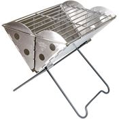 Grilliput 00232 Mini Flatpack Portable Grill with Stainless Steel Construction