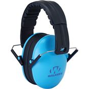 Walkers Game Ears 01245 Blue Folding Kid Muff with Adjustable Headband