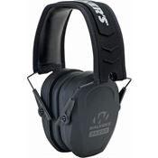 Walkers Game Ears 01473 Black Razor Slim Passive Muff with Adjustable Headband