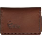 Flagrant Beard 3604BR Flagrant Beard Leather Wallet Brown Black Stitched