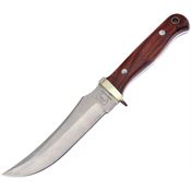 Buck Creek 21RW Fixed Stainless Clip Point Blade Knife with Rosewood Handle