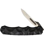 Havalon 70218 Piranta Black Stag Linerlock Folding Pocket Knife