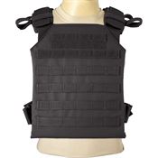 Red Rock 522BLK Red Rock Outdoor Gear Black Molle Plate Carrier with Polyester Construction