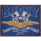 Tin Signs 2199 Chevy Power Tin Sign