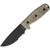 Ontario 8666 RAT 3 w Nylon Sheath Fixed Blade Knife