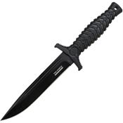 Tac Force EFIX014BK Evolution Fixed Blade Knife with Black Rubberized Nylon Handle