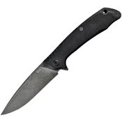 ABKT Tac 026B Predator Linerlock Knife with Black G10 Handle