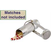Marbles 150C Match Safe Clam Packed with Waterproof Stainless Steel Construction