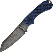 Bradford 3SF013N Guardian 3 Sheepsfoot Nimbus Knife with Blue Sculpted G10 Handle