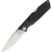 Ontario 8798 Wraith Lockback Stainless Drop Point Blade Knife with Black ABS Handle