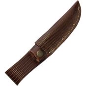 Sheaths 1181 Fits up to 5 Inch Fixed Blade Belt Sheath with Lizard Pattern Leather Construction