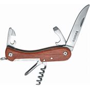 Baladeo ECO173 Barrow Multi Function Tool Knife with Padauk Wood Handle