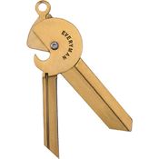 Everyman PKKB Porter Key Knife 2.0 Brass with Stainless Steel Dual layer Bottle Opener
