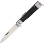 OTTER-Messer 10926RRAU Mercator Lockback Drop Point Blade Knife with Smoked Oak Wood Handle