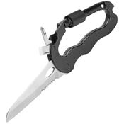 J. Adams Sheffield England 12173 Wilco Carabiner Stainless Multi-Tool with Black Aluminum Handle