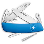 Swiza Pocket 601030 D05 Swiss Pocket Multi-Tool Knife with Blue synthetic handle