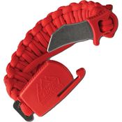 Outdoor Edge PCT80D Paraclaw Trainer Blunt Tip Unsharpened Blade with Red Paracord Construction