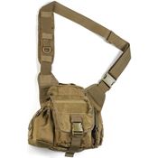 Red Rock 80138COY Hipster Sling Bag with 600D Polyester Construction - Coyote Brown
