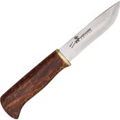 Karesuando Kniven 3515 Fixed Blade Knife with Curly Birch Handles