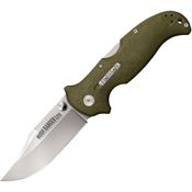 Cold Steel 21A Bush Ranger Lite Lockback Knife with Green Handle