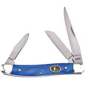 Frost ECS509BBY Stockman Knife with Blue Resin Handle